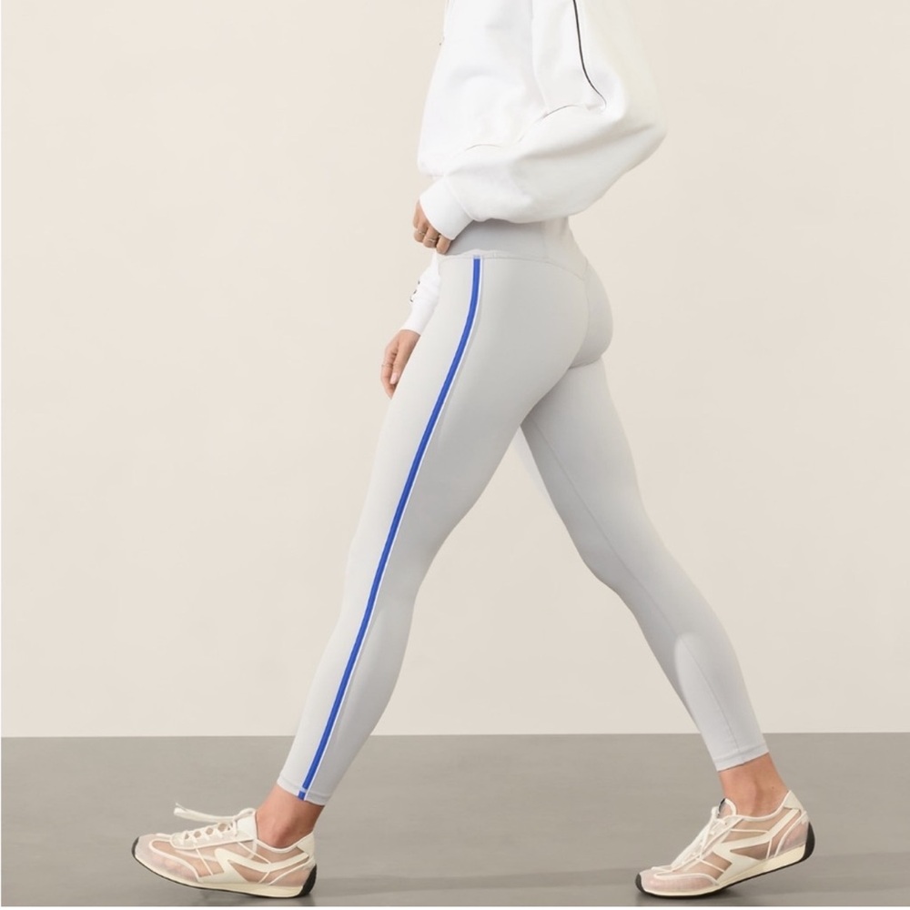 Elation Ultra High Rise Piping Legging in Galactic Grey